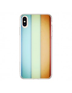 Coque iPhone XS Max Lignes Verticales Geometric -...