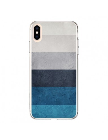 Coque iPhone XS Max Bandes Horizontales Greece Hues - Maximilian San