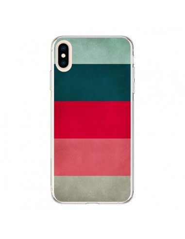 Coque iPhone XS Max Bandes New York City Hues - Maximilian San