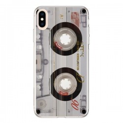 Coque iPhone XS Max Cassette Transparente K7 - Maximilian...