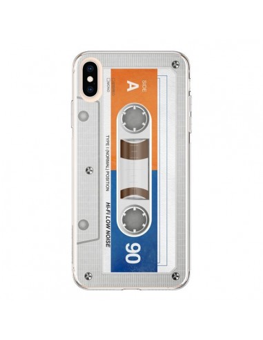 Coque iPhone XS Max White Cassette K7 - Maximilian San