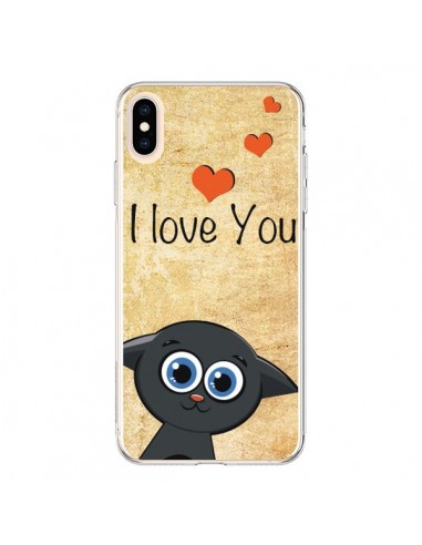 Coque iPhone XS Max Cute Cat - Nico