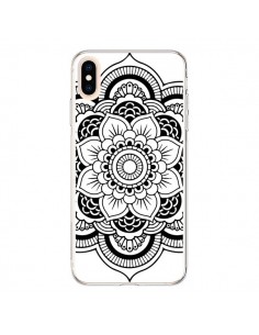 Coque iPhone XS Max Mandala Noir Azteque - Nico