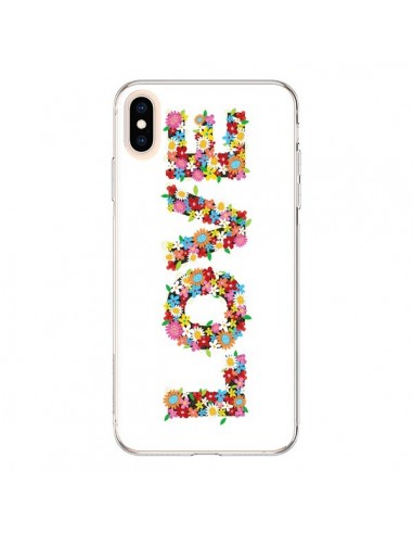 Coque iPhone XS Max Love Fleurs - Nico