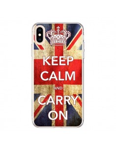 Coque iPhone XS Max Keep Calm and Carry On - Nico