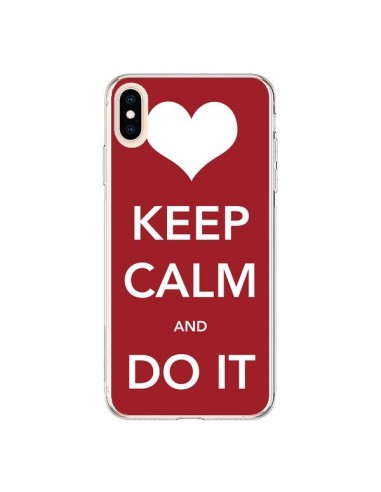 Coque iPhone XS Max Keep Calm and Do It - Nico