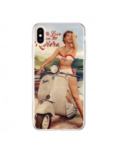 Coque iPhone XS Max Pin Up With Love From the Riviera...