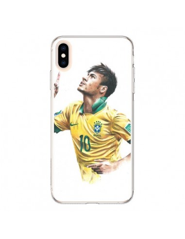 Coque iPhone XS Max Neymar Footballer - Percy