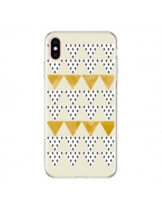 Coque iPhone XS Max Triangles Or Garland Gold - Pura Vida