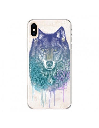 Coque iPhone XS Max Loup - Rachel Caldwell