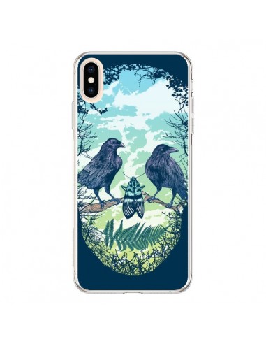 Coque iPhone XS Max Tête de Mort Nature - Rachel Caldwell