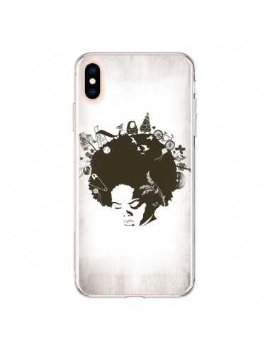 Coque iPhone XS Max Childhood Garden Afro - Rachel Caldwell