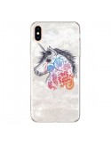 Coque iPhone XS Max Licorne Muticolore - Rachel Caldwell