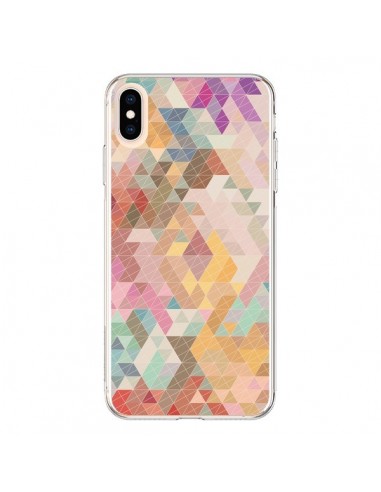 Coque iPhone XS Max Azteque Pattern Triangles - Rachel Caldwell