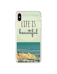 Coque iPhone XS Max Life is Beautiful - R Delean