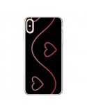 Coque iPhone XS Max Coeur Love Rouge - R Delean