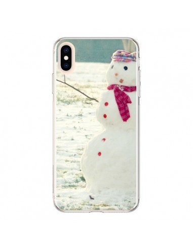 Coque iPhone XS Max Bonhomme de Neige - R Delean