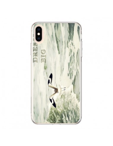 Coque iPhone XS Max Dream Big Mouette Mer - R Delean