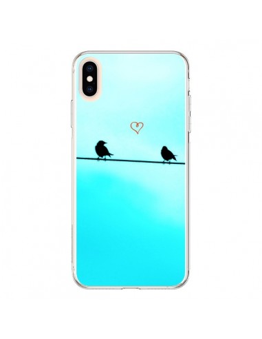 Coque iPhone XS Max Oiseaux Birds Amour Love - R Delean