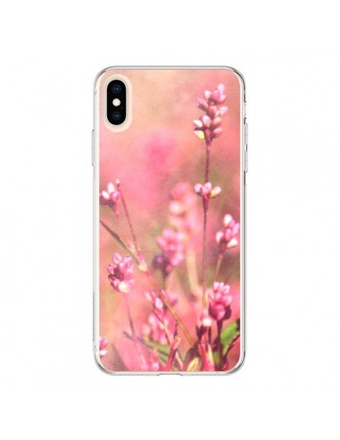 Coque iPhone XS Max Fleurs Bourgeons Roses - R Delean