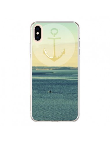 Coque iPhone XS Max Ancre Navire Bateau Summer Beach Plage - R Delean