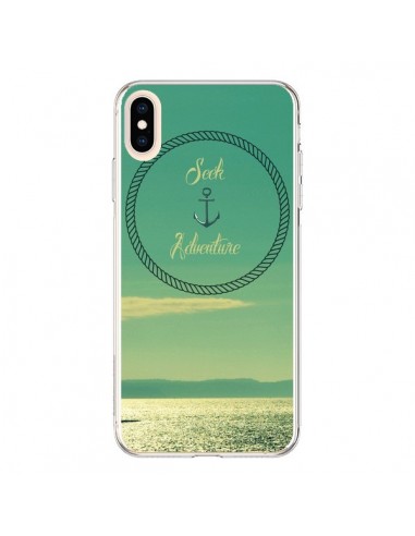 Coque iPhone XS Max See Adventure Aventure Ancre Navire Bateau - R Delean