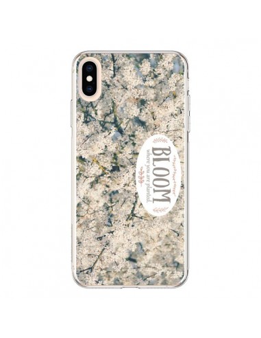 Coque iPhone XS Max Bloom Fleur Cerisier - R Delean