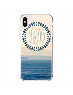Coque iPhone XS Max Happy Day Mer Ocean Sable Plage...