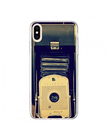 Coque iPhone XS Max Appareil Photo Vintage Polaroid Boite - R Delean