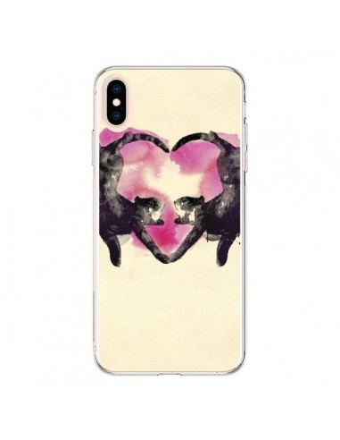 Coque iPhone XS Max Cats love to sleep - Robert Farkas