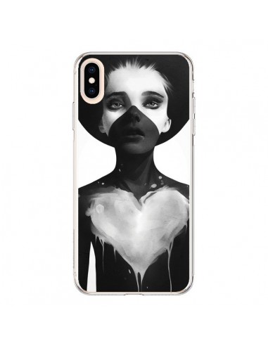 Coque iPhone XS Max Fille Coeur Hold On - Ruben Ireland