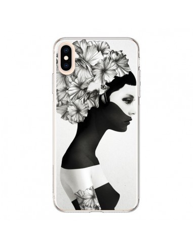 Coque iPhone XS Max Marianna Fille Fleurs - Ruben Ireland et Jenny Liz Rome