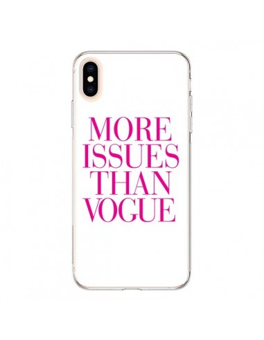 Coque iPhone XS Max More Issues Than Vogue Rose Pink - Rex Lambo