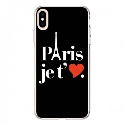 Coque iPhone XS Max Paris je t'aime - Rex Lambo