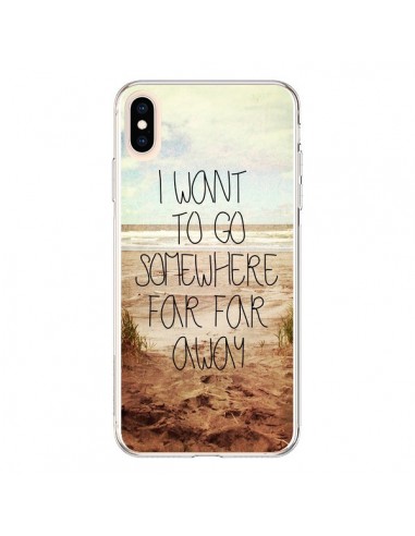 Coque iPhone XS Max I want to go somewhere - Sylvia Cook