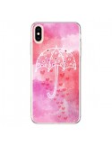 Coque iPhone XS Max Parapluie Coeur Love Amour - Sylvia Cook