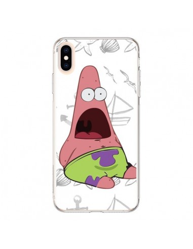 Coque iPhone XS Max Patrick Etoile de Mer Bob l'Eponge - Sara Eshak