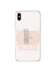 Coque iPhone XS Max Macaron Gateau - Sara Eshak