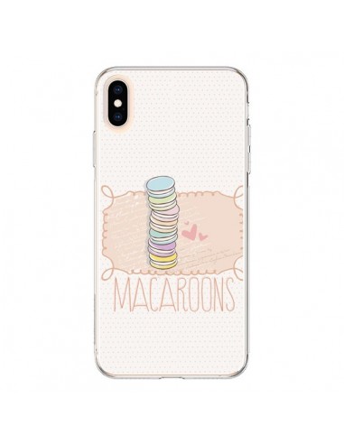 Coque iPhone XS Max Macaron Gateau - Sara Eshak