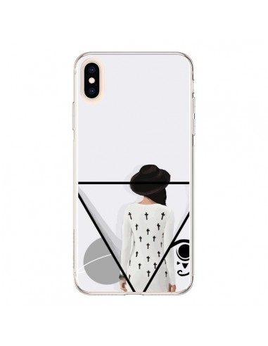 Coque iPhone XS Max Confusion Femme Oeil Triangle - Sara Eshak