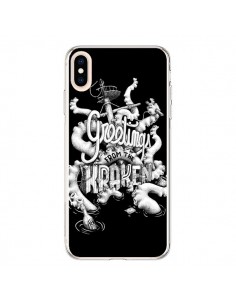 Coque iPhone XS Max Greetings from the kraken Tentacules...