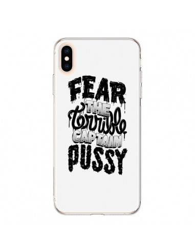 Coque iPhone XS Max Fear the terrible captain pussy - Senor Octopus