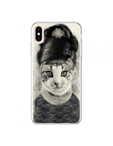 Coque iPhone XS Max Audrey Cat Chat - Tipsy Eyes