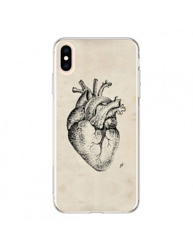 Coque iPhone XS Max Coeur Vintage - Tipsy Eyes