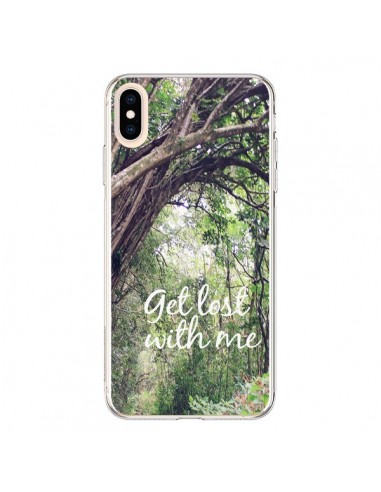 Coque iPhone XS Max Get lost with him Paysage Foret Palmiers - Tara Yarte