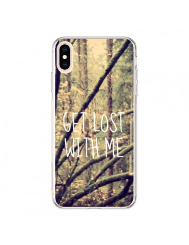 Coque iPhone XS Max Get lost with me foret - Tara Yarte