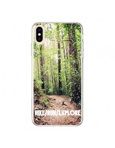 Coque iPhone XS Max Hike Run Explore Paysage Foret - Tara Yarte