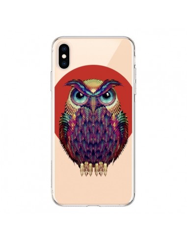 Coque iPhone XS Max Chouette Hibou Owl Transparente souple - Ali Gulec