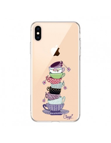 Coque iPhone XS Max Tasses de The Transparente souple - Chapo