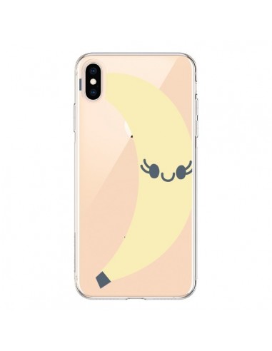 Coque iPhone XS Max Banana Banane Fruit Transparente souple - Claudia Ramos